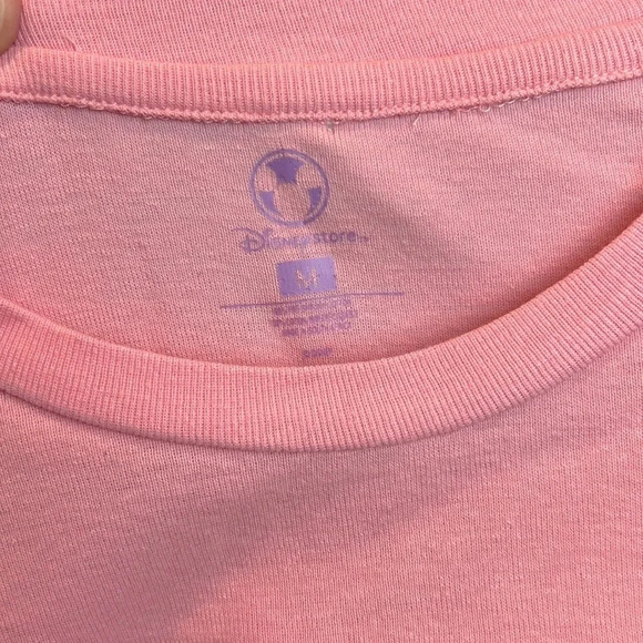 Disney Tinkerbell Sweet & Sassy Pink Short Sleeve Shirt Size Medium NWT - Picture 3 of 6